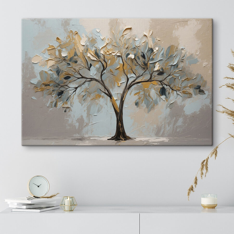 Peinture d'un arbre