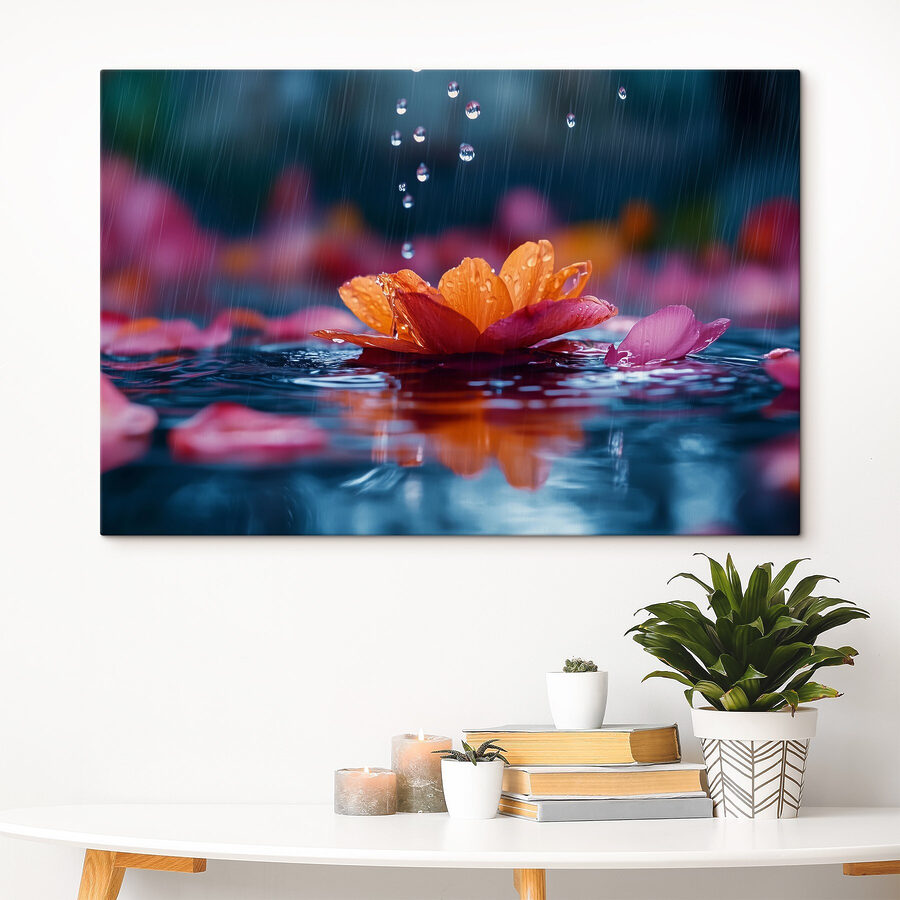 Fleur dans l'eau