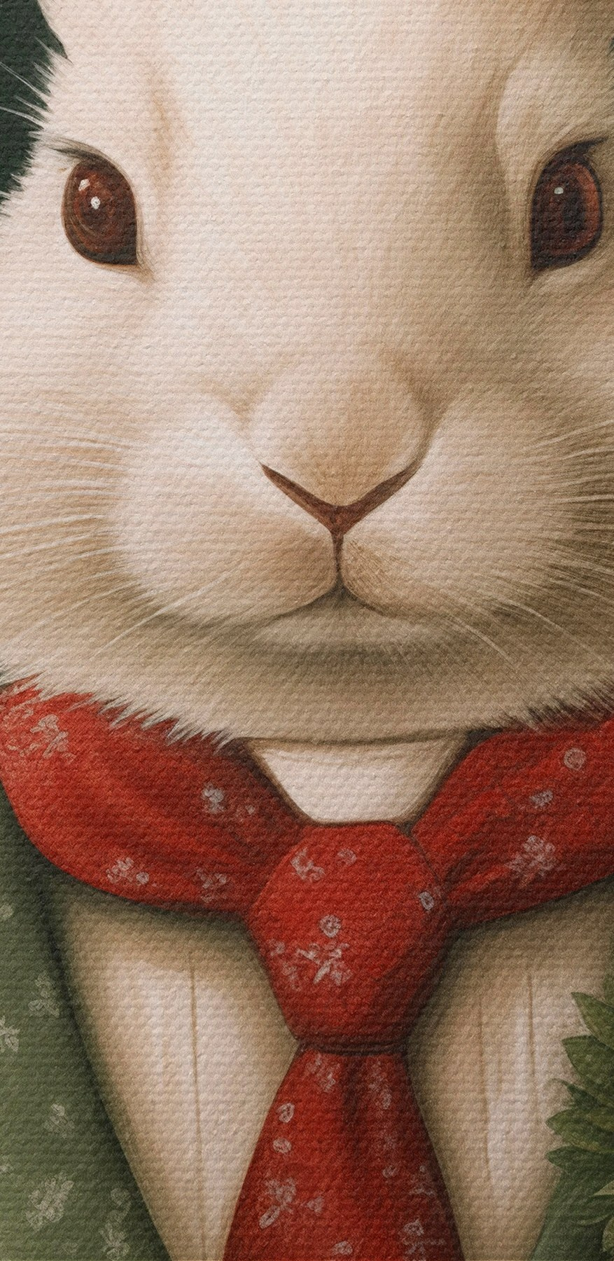 Lapin portant un costume et une cravate