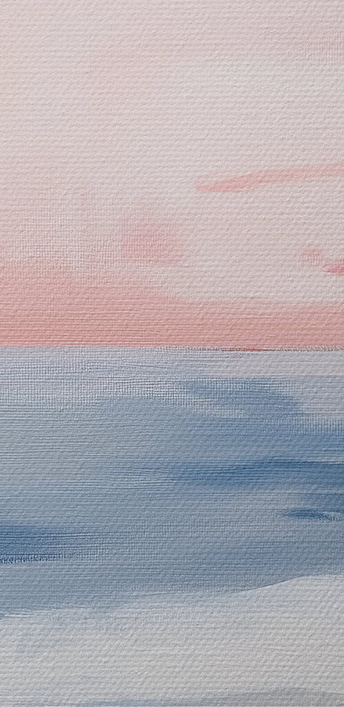 Painting of a beach