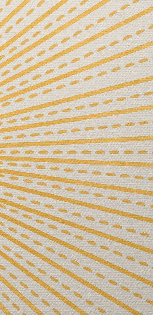 Sun with lines and dots