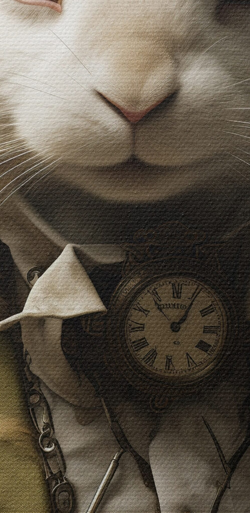 Rabbit in a garment Rabbit in a garment