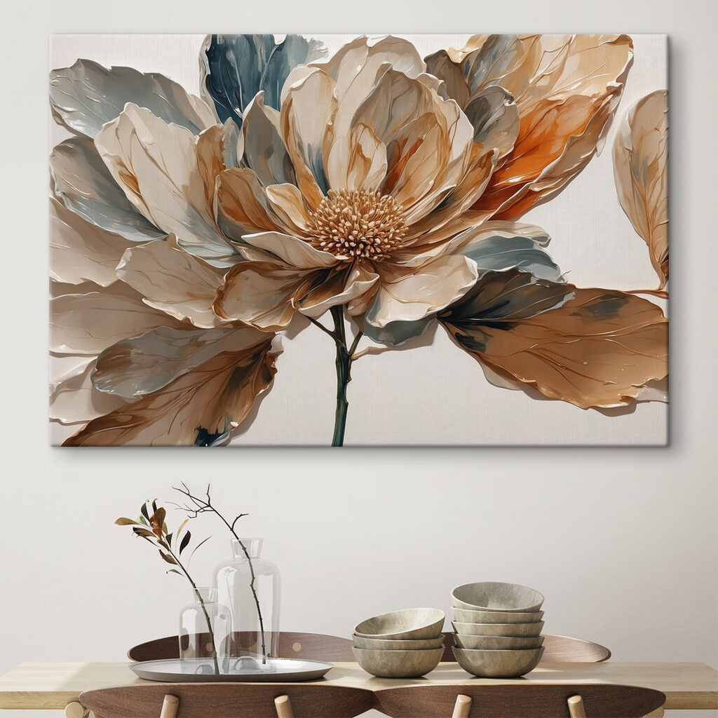 Elegant floral arrangement in soft hues