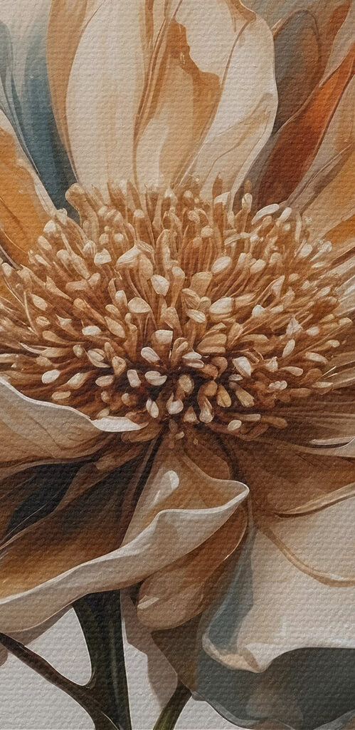 Elegant floral arrangement in soft hues