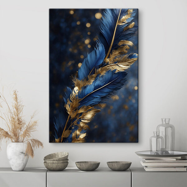 Plumes vibrantes sur fond sombre Plumes vibrantes sur fond sombre