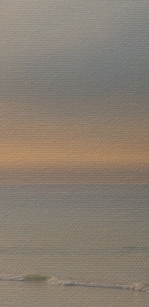 Sunset over a beach