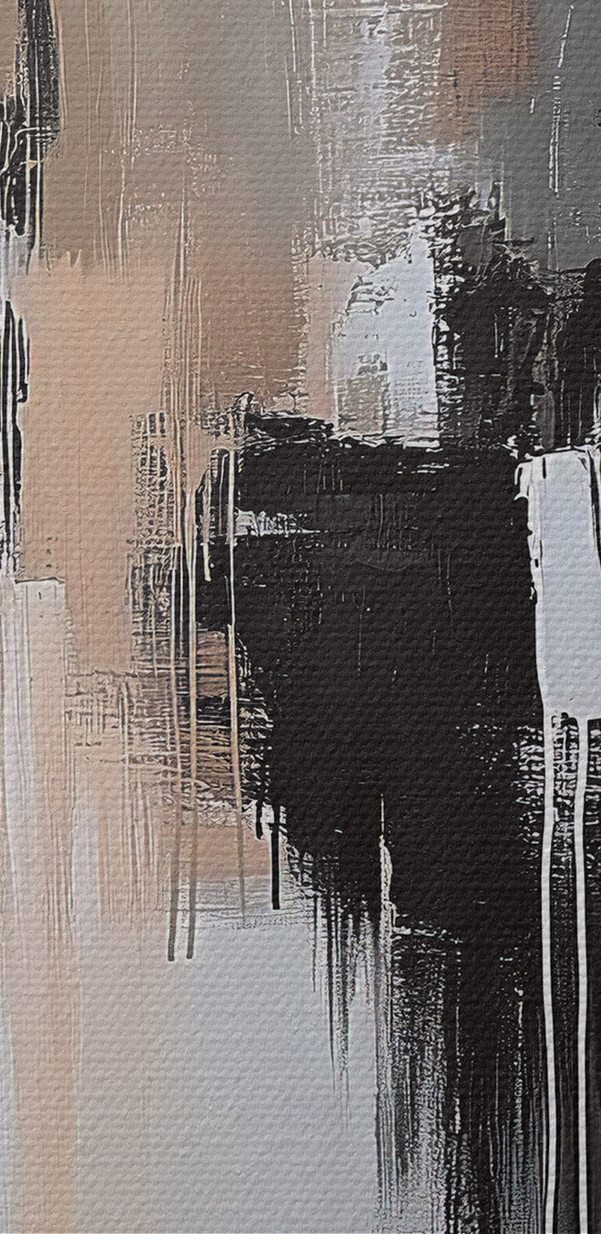Peinture en noir et blanc