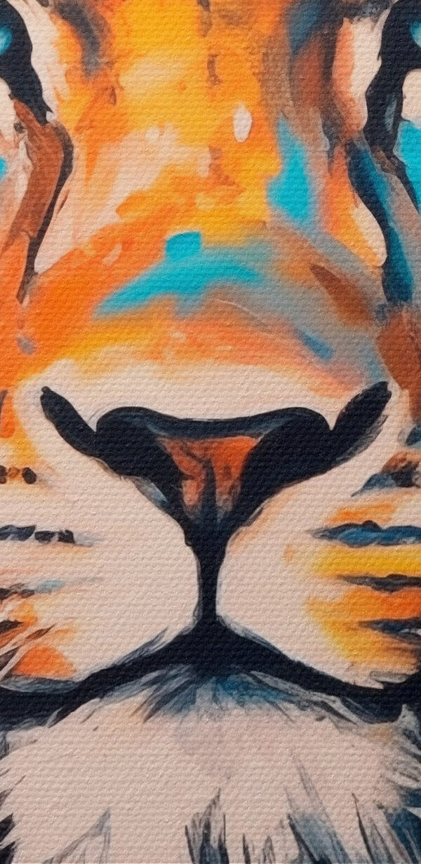 Peinture d'un lion Peinture d'un lion