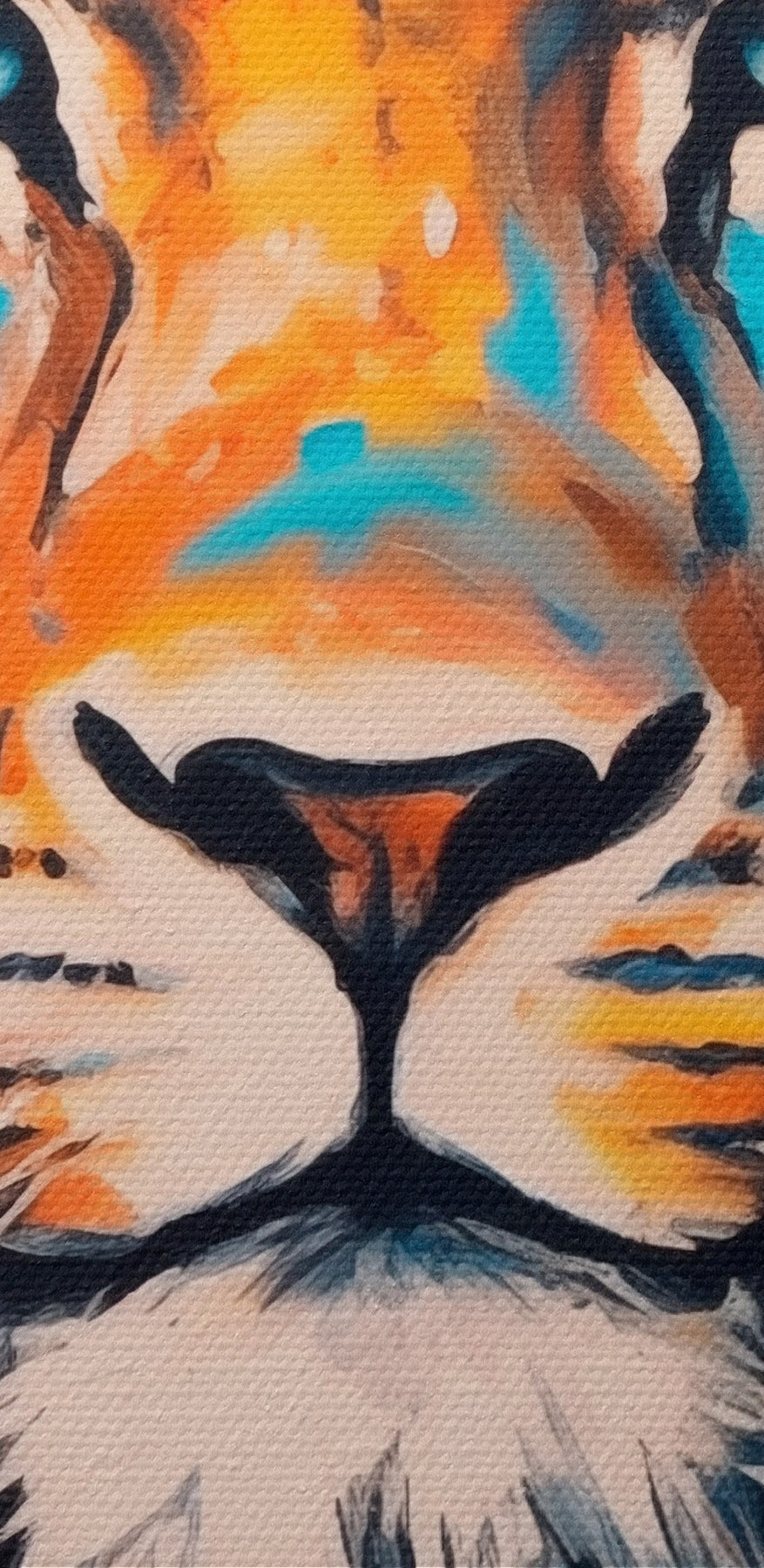 Peinture d'un lion Peinture d'un lion