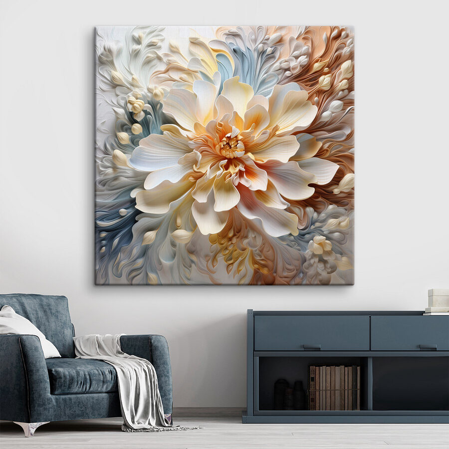 Belle composition florale abstraite
