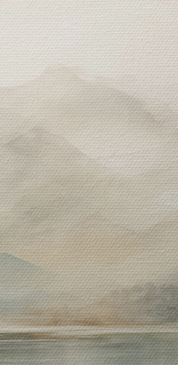 Aquarelle d'un lac avec des montagnes au loin Aquarelle d'un lac avec des montagnes au loin