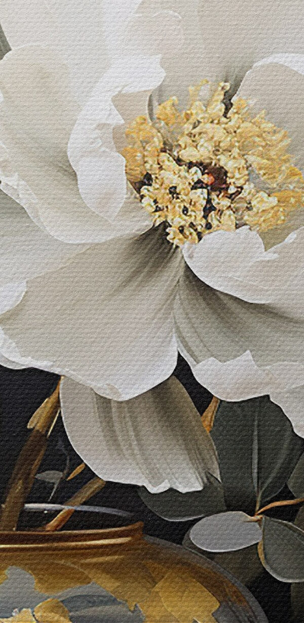 Peinture de fleurs dans un vase Peinture de fleurs dans un vase