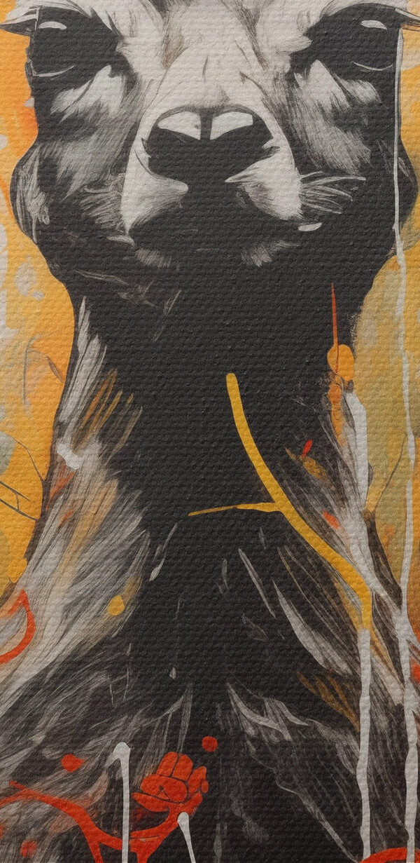 Peinture d'un kangourou Peinture d'un kangourou