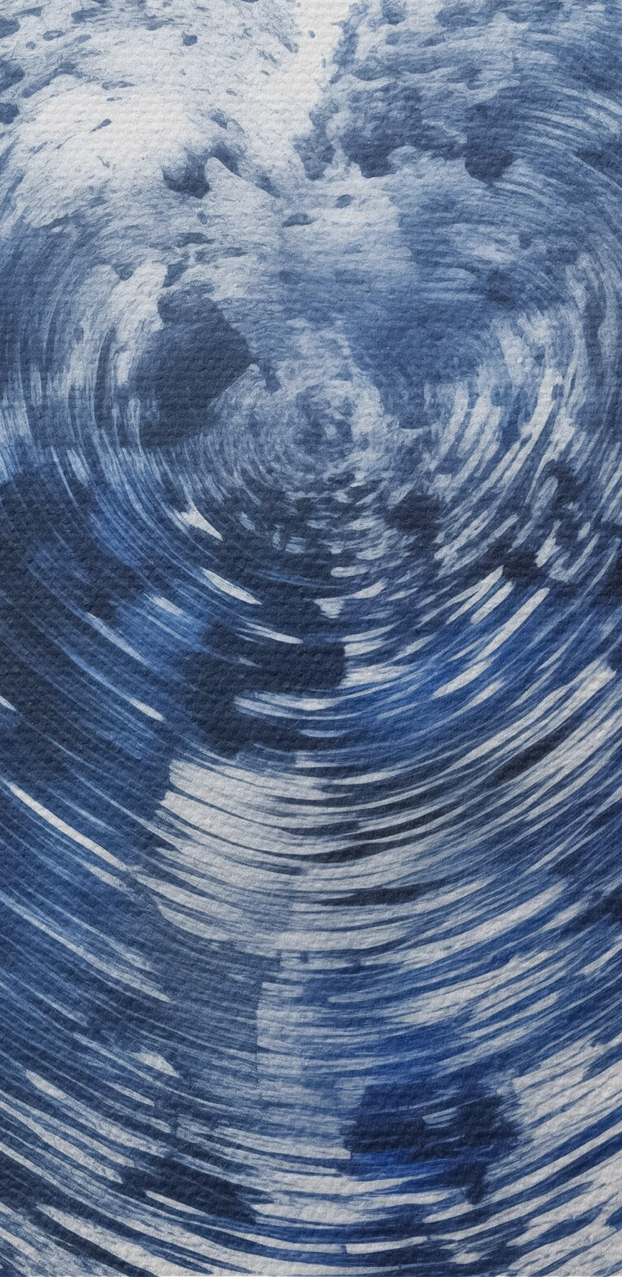 Coeur bleu sur fond blanc Coeur bleu sur fond blanc