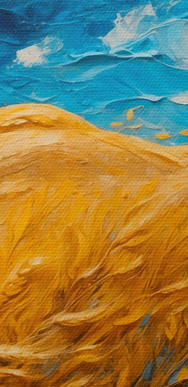 Peinture d'un champ de blé Peinture d'un champ de blé