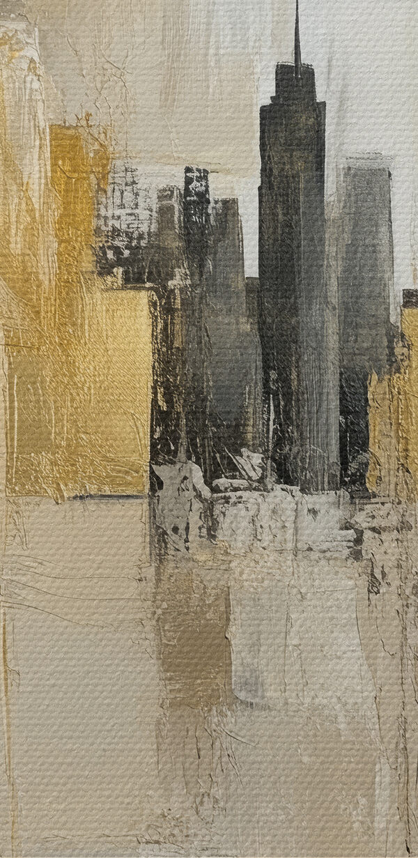 Peinture d'un horizon urbain Peinture d'un horizon urbain