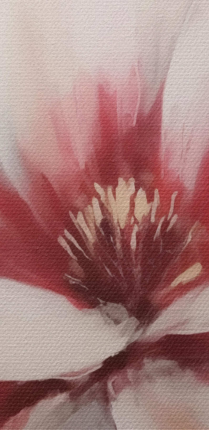 Peinture d'une fleur