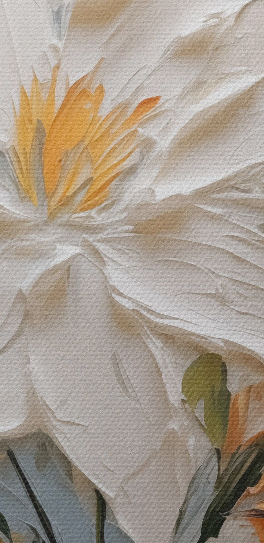 Peinture d'une fleur