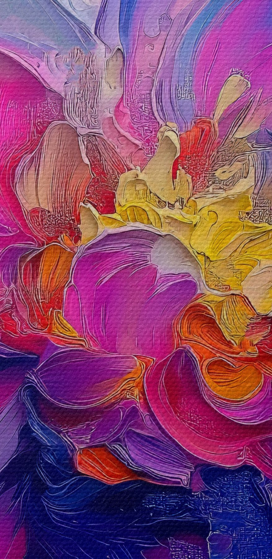Des couleurs éclatantes dans l'art floral