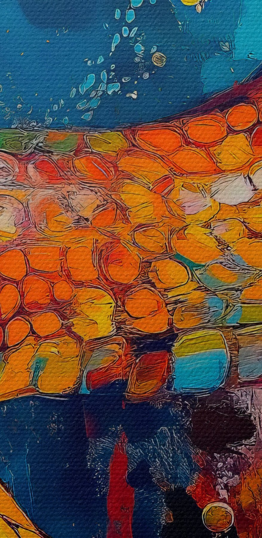 Peinture d'un serpent