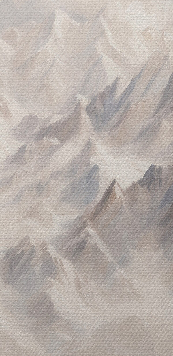 Chaîne de montagnes avec nuages Chaîne de montagnes avec nuages