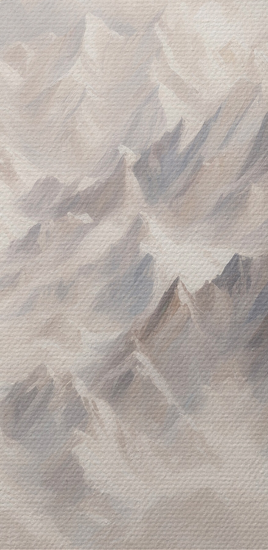 Chaîne de montagnes avec nuages