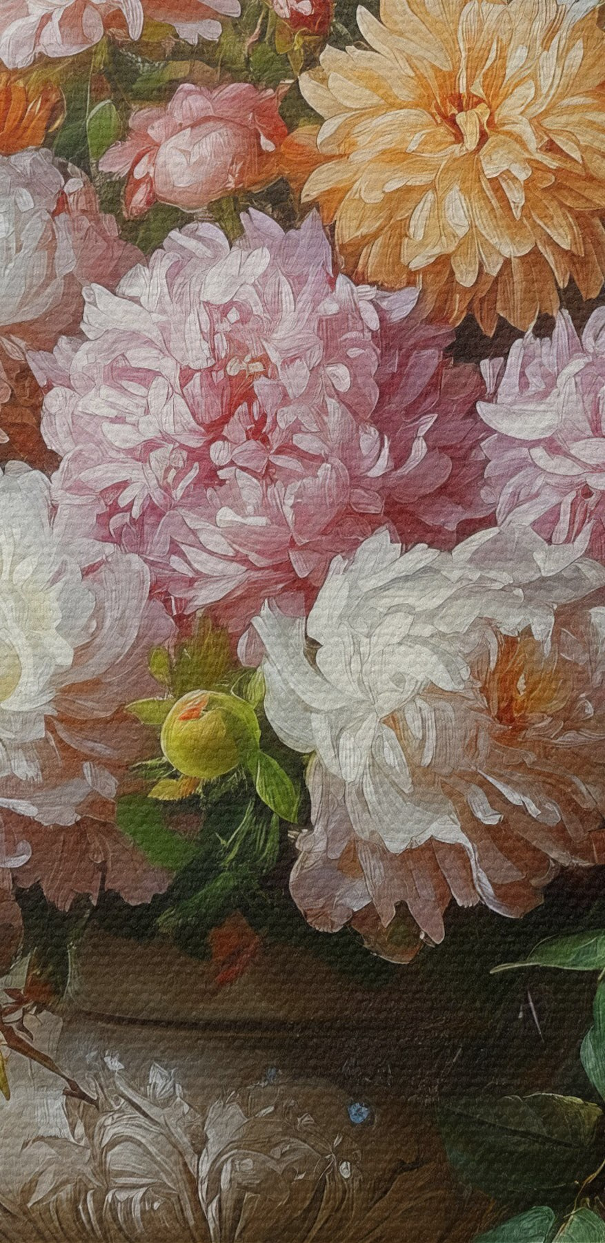 Peinture de fleurs dans un vase Peinture de fleurs dans un vase
