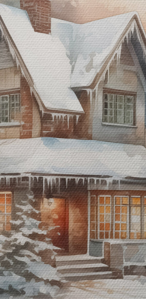 Maison dans la neige Maison dans la neige