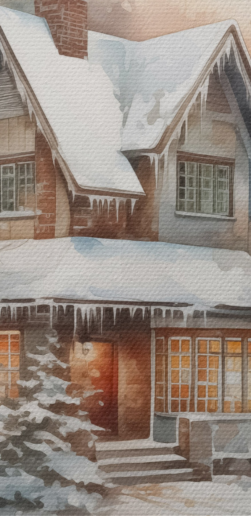 Maison dans la neige Maison dans la neige