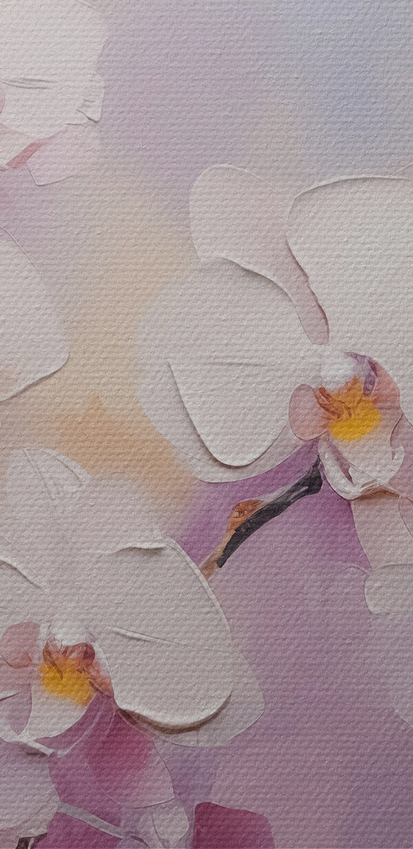 Peinture de fleurs blanches Peinture de fleurs blanches