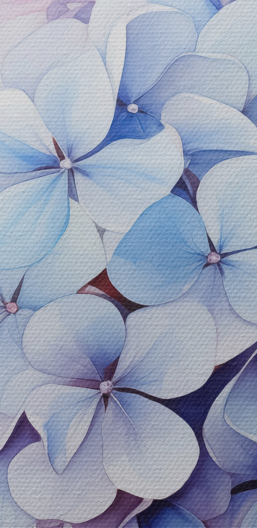 Peinture de fleurs sur fond blanc Peinture de fleurs sur fond blanc