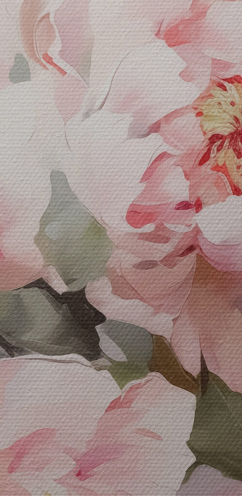 Peinture de fleurs roses s42147pzvl 499x1024 - Peinture de fleurs roses
