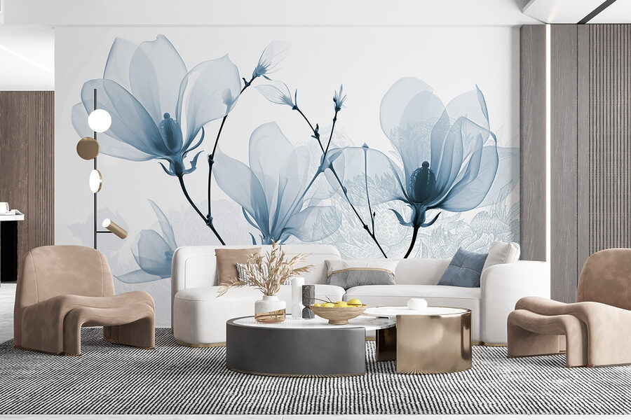 Des fleurs délicates aux teintes douces