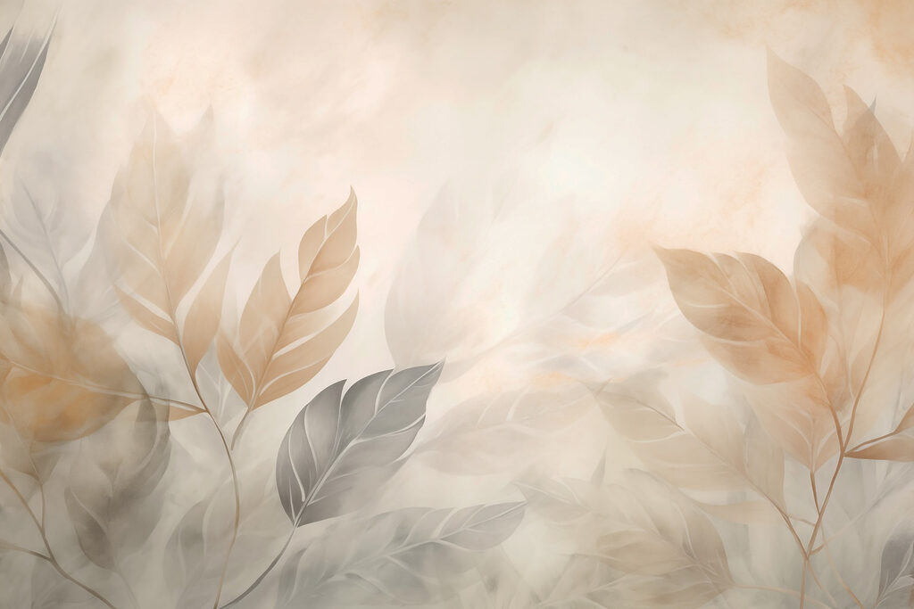 Feuilles translucides aux teintes douces Feuilles translucides aux teintes douces