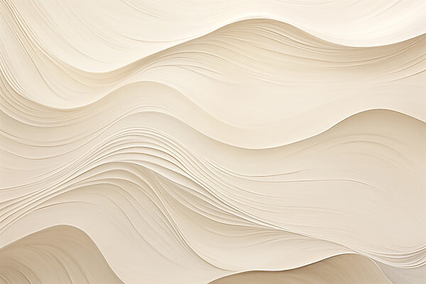 Lignes blanches ondulées sur une surface blanche Lignes blanches ondulées sur une surface blanche