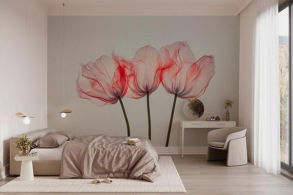 Groupe de fleurs roses Groupe de fleurs roses