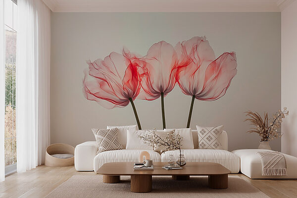 Groupe de fleurs roses Groupe de fleurs roses