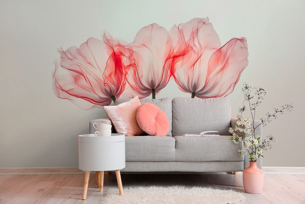 Group of pink flowers