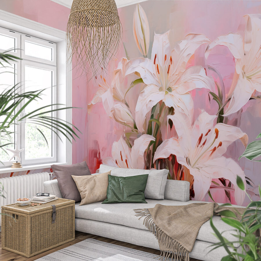 Peinture de fleurs blanches Peinture de fleurs blanches