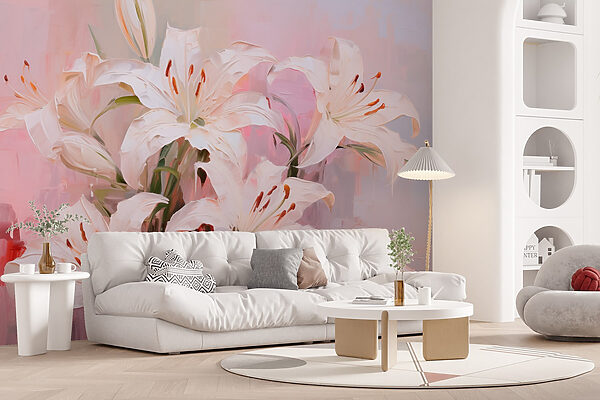 Peinture de fleurs blanches Peinture de fleurs blanches