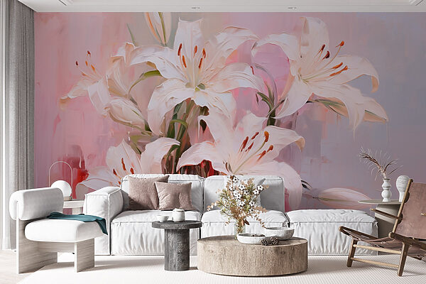 Peinture de fleurs blanches Peinture de fleurs blanches