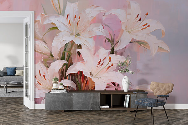 Peinture de fleurs blanches Peinture de fleurs blanches