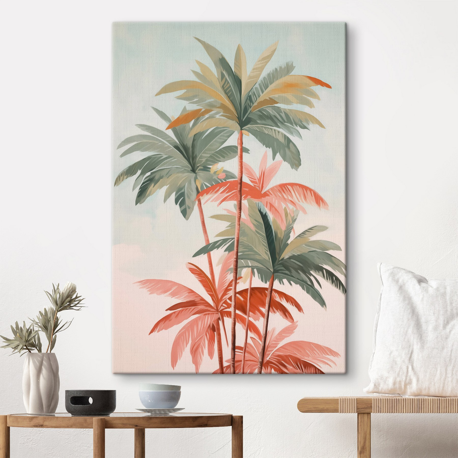 Group of palm trees