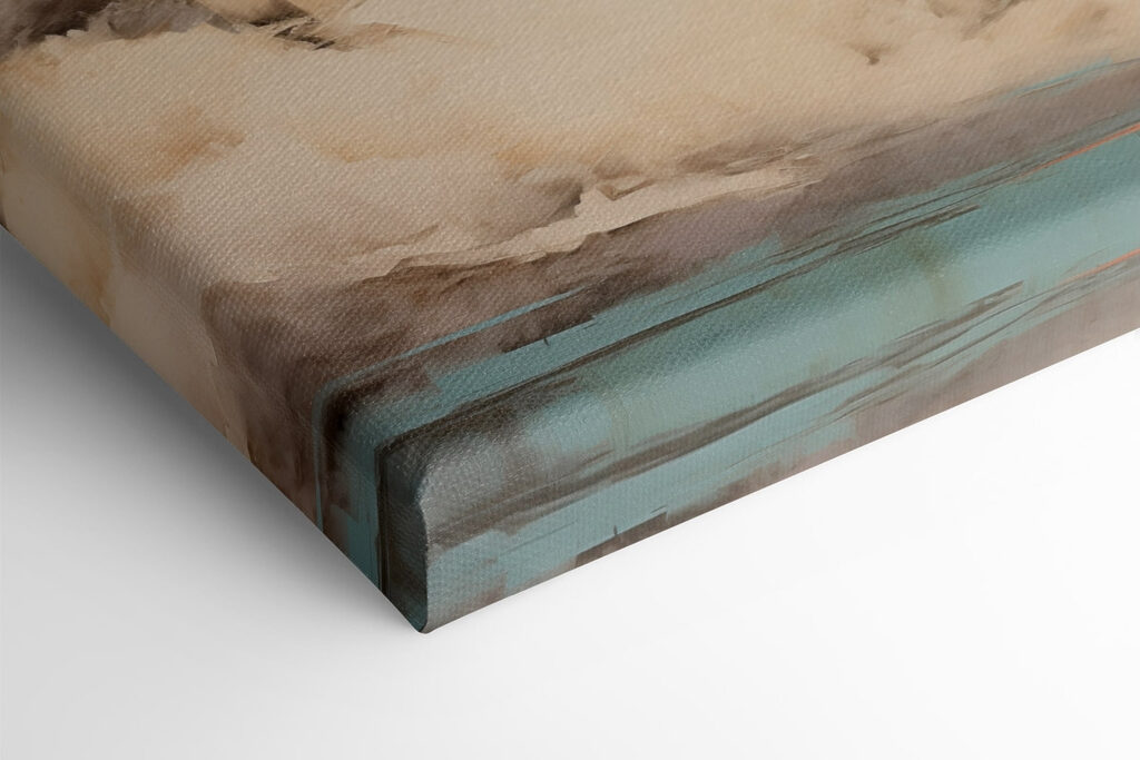 Painting of clouds in the sky