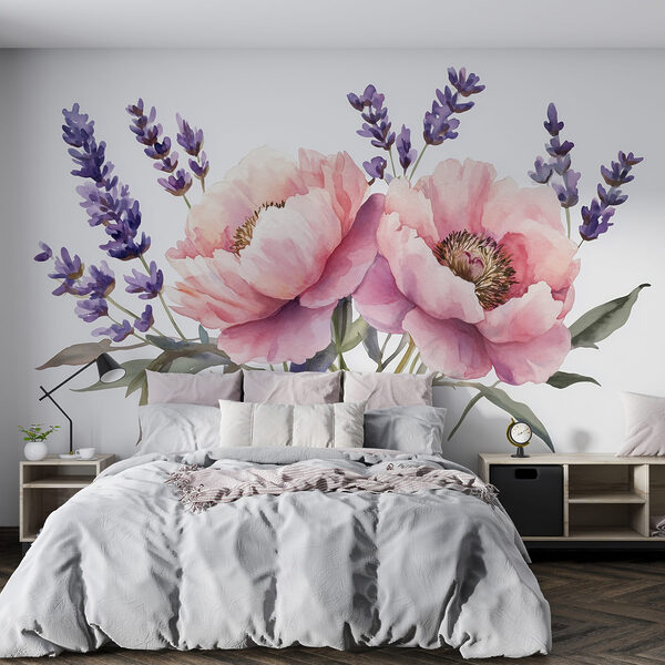 Aquarelle de fleurs et de feuilles Aquarelle de fleurs et de feuilles