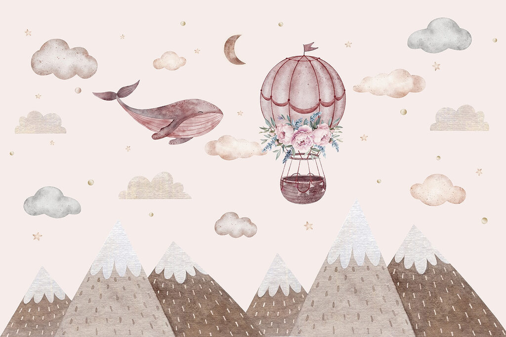 Baleine et montgolfière Baleine et montgolfière