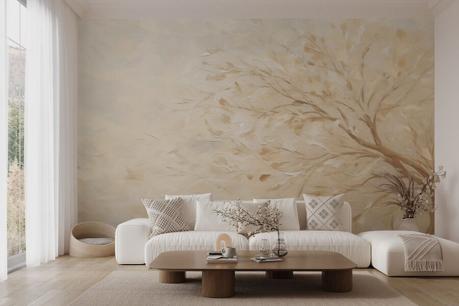 Peinture d'un arbre