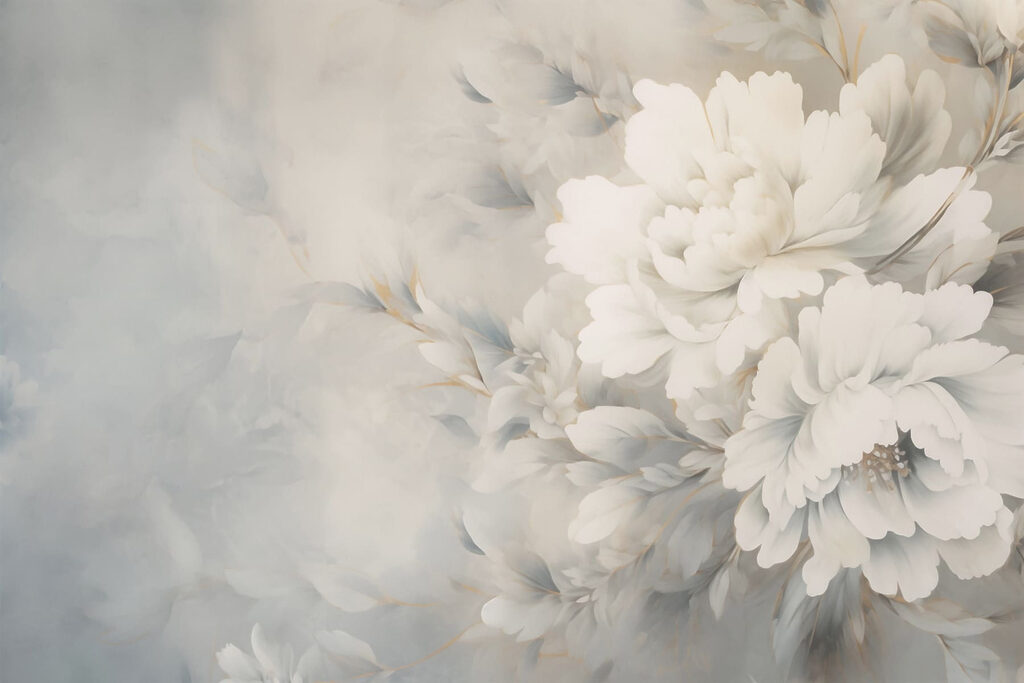 Des fleurs délicates sur une toile de fond douce Des fleurs délicates sur une toile de fond douce