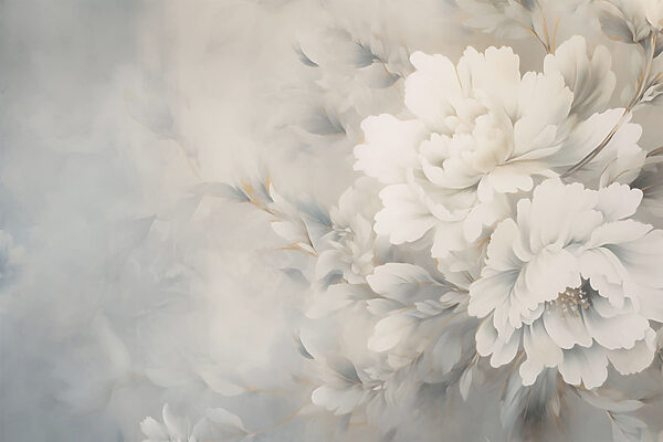 Des fleurs délicates sur une toile de fond douce Des fleurs délicates sur une toile de fond douce