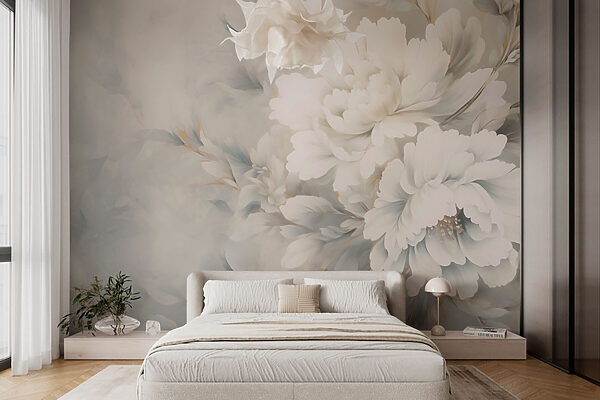 Des fleurs délicates sur une toile de fond douce Des fleurs délicates sur une toile de fond douce